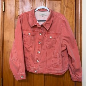 Coral jean jacket 20w/22w